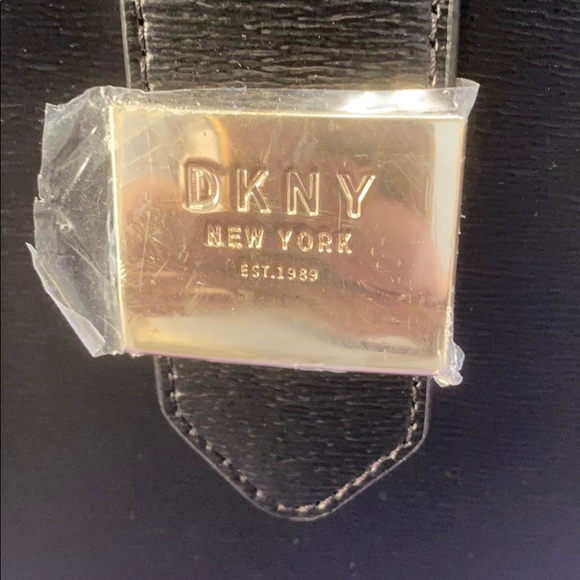 DKNY Layla Leather Large Black Tote Shoulder Bag, NWT - Picture 4 of 7